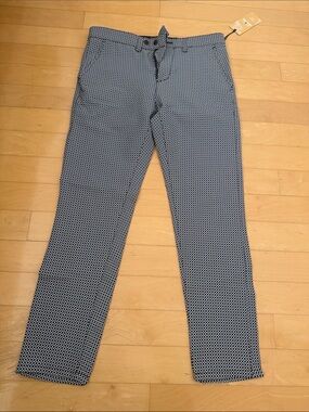 Slim fit Chinos in Navy/White